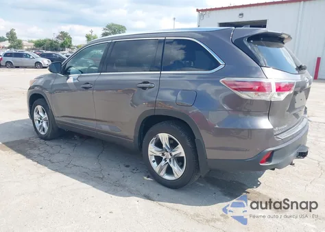 2014 Toyota Highlander Limited Platinum V6 from USA, damaged, VIN 5TDDKRFH6ES059698